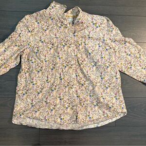 Boden Floral Button-Up Shirt